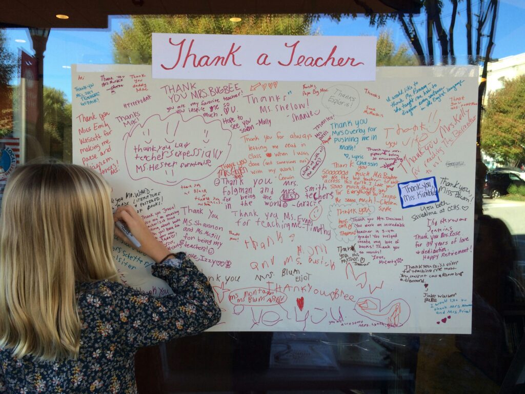 US teacher appreciation day 2025