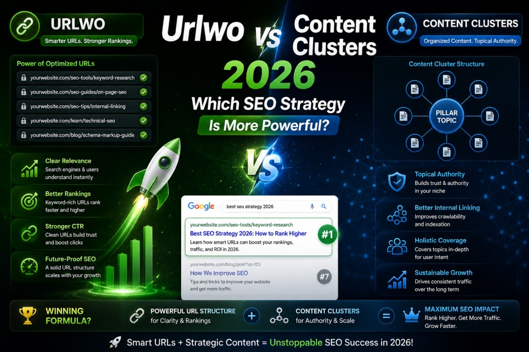 Urlwo vs Content Clusters 2026: Which SEO Strategy Is More Powerful?