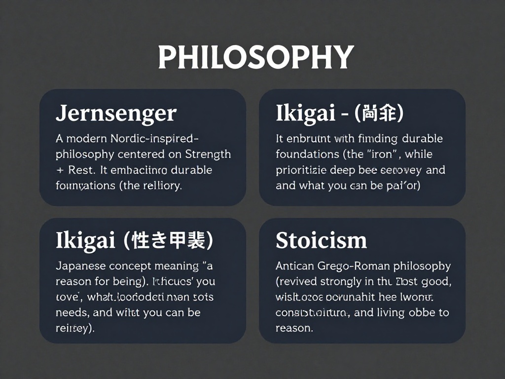Jernsenger vs Japanese Ikigai vs Stoicism- Philosophy Comparison 2026